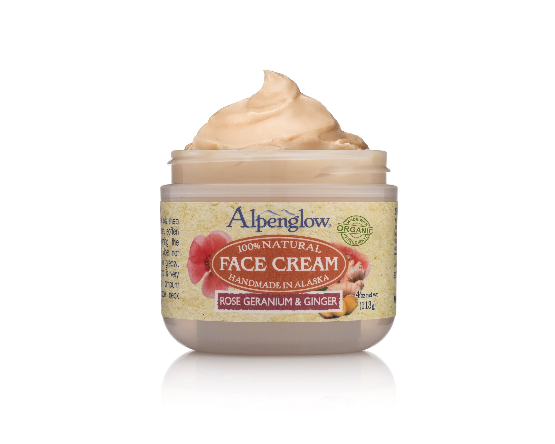 Rose Geranium & Ginger Face Cream - Alpenglow Skin Care