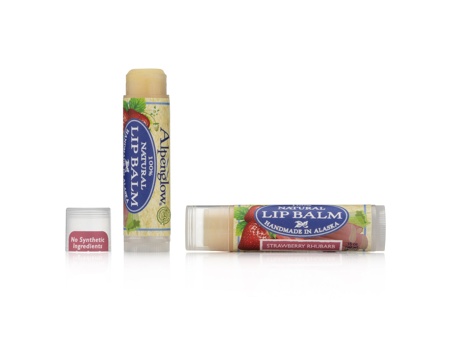 Strawberry Rhubarb Lip Balm - Alpenglow Skin Care