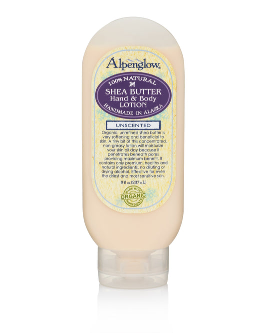 Hand & Body Lotion - Unscented 8 oz - Alpenglow Skin Care